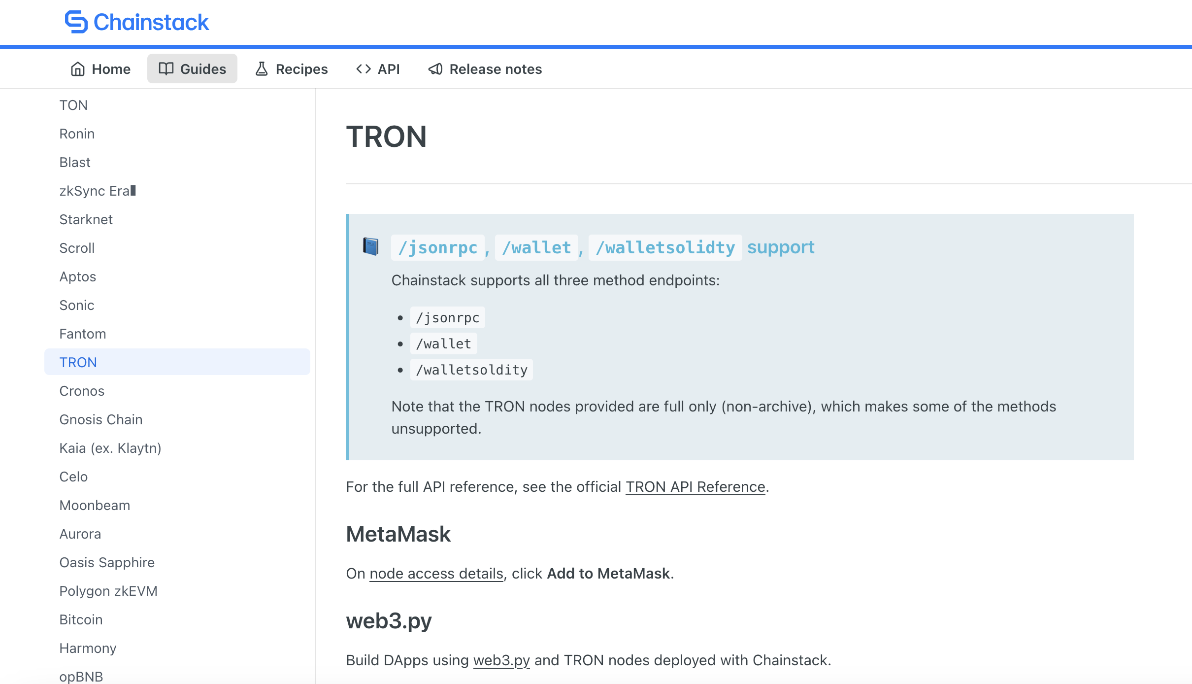 TRON RPC Nodes and APIs | Get free TRON RPC endpoint