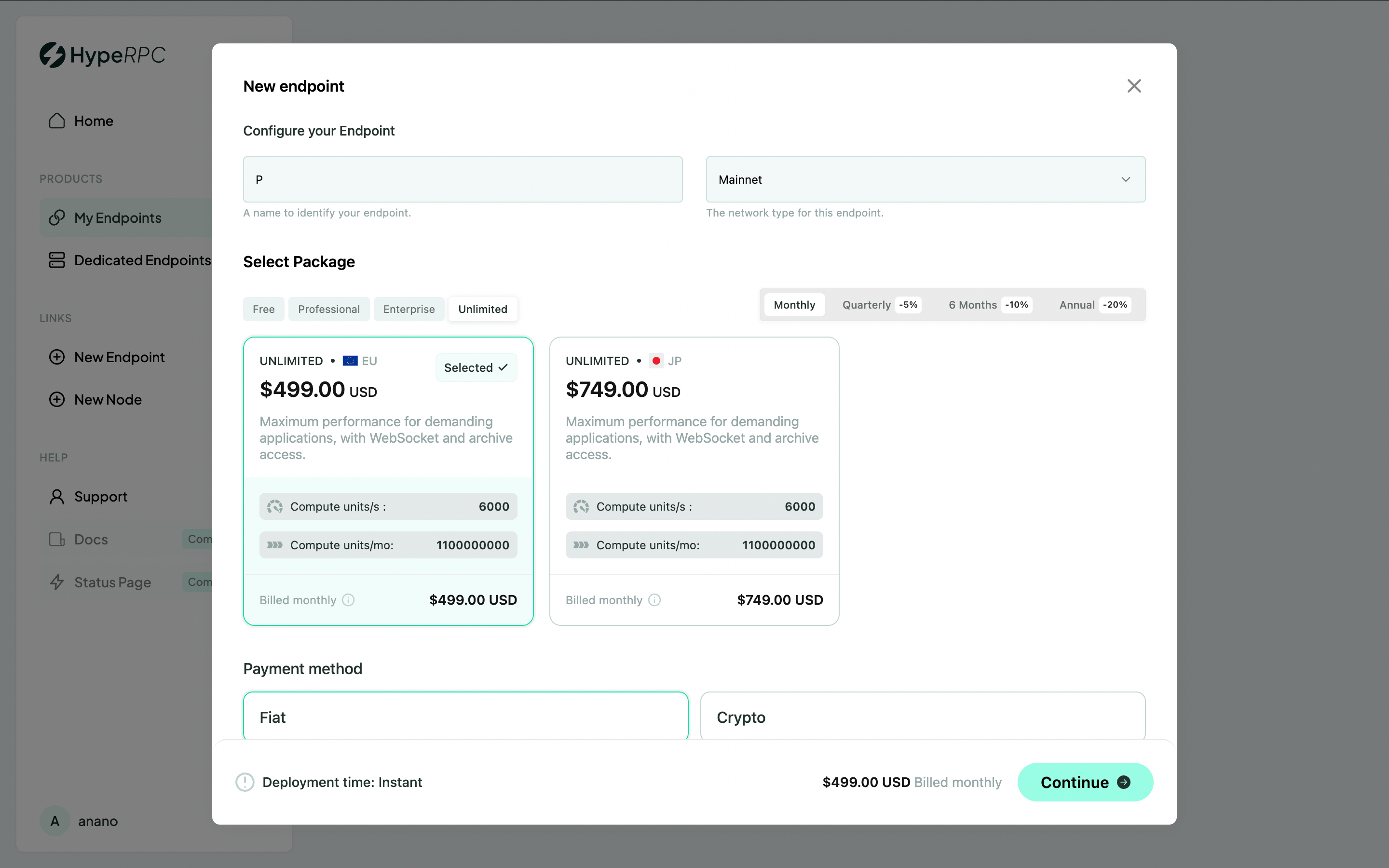 HypeRPC UX