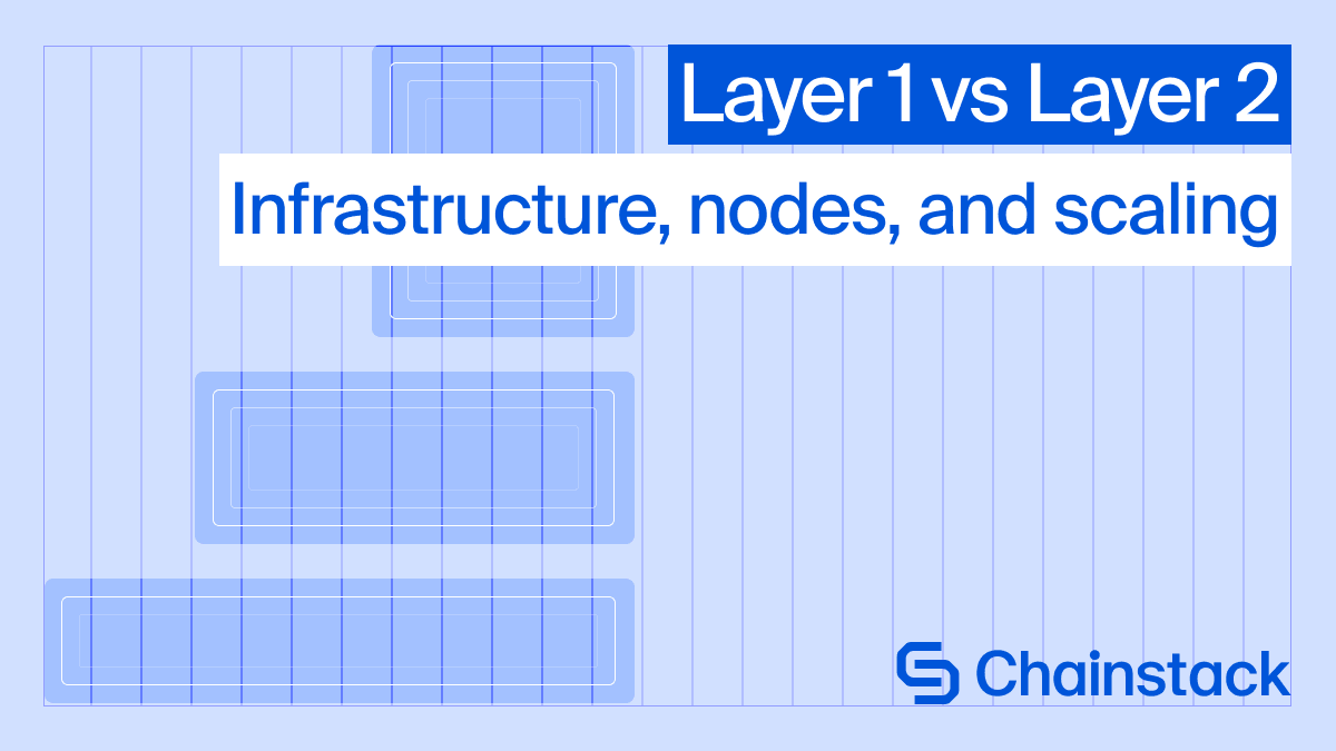 layer 1 vs layer 2 infra