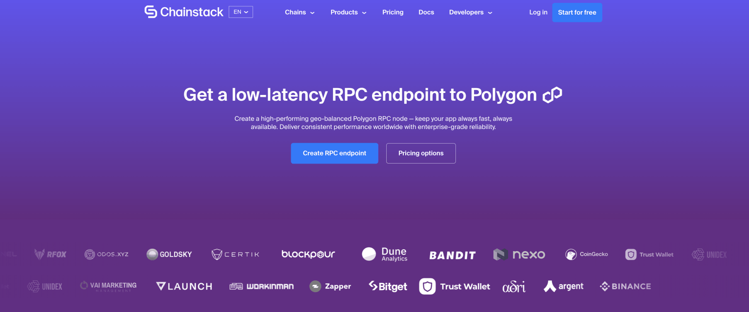 Best Polygon RPC providers for high-throughput apps in 2026 ...
