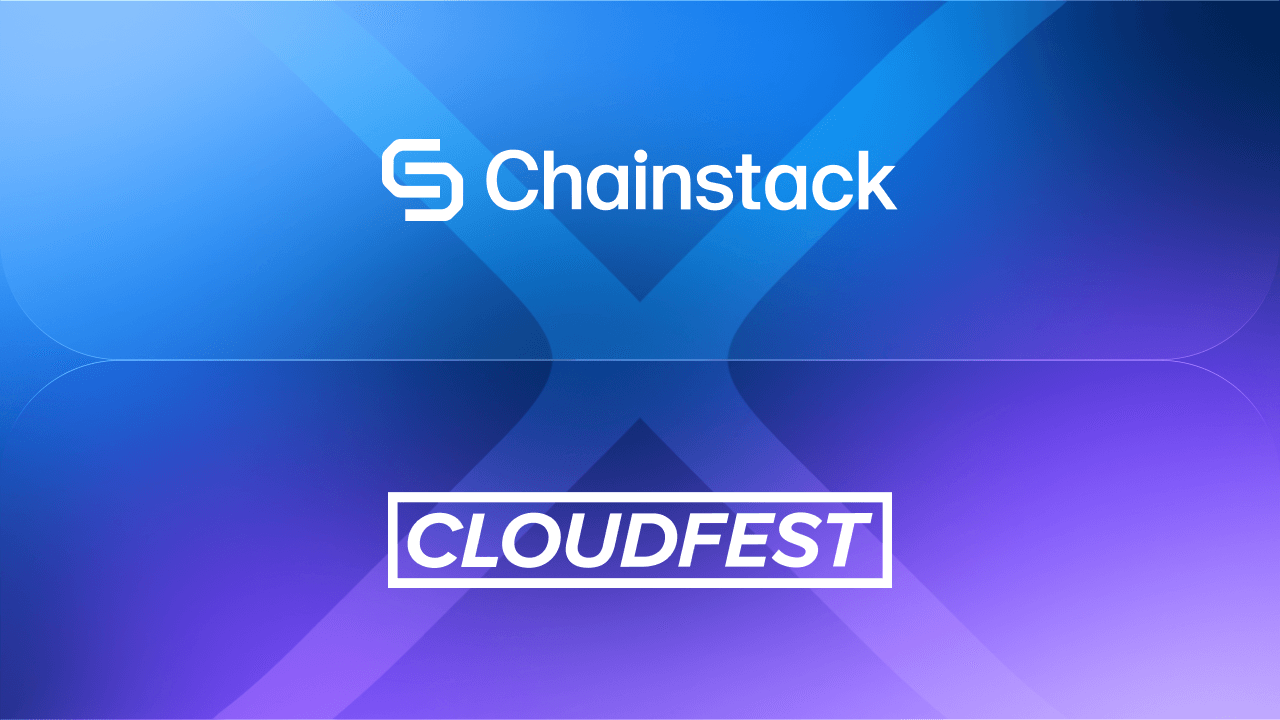 Chainstack X Cloudfest logo