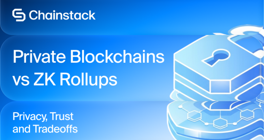 zk rollups private blockchains
