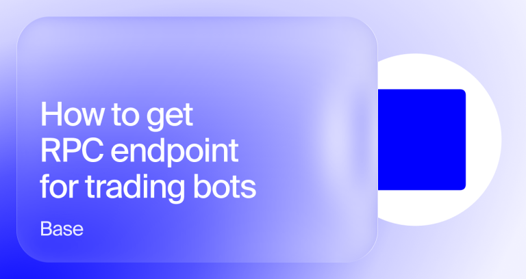 How to get a Base RPC endpoint for trading bots | Chainstack