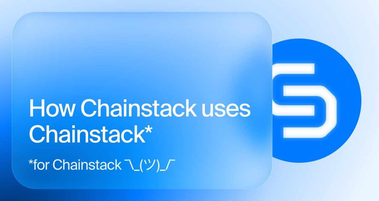 How Chainstack Uses Chainstack logo