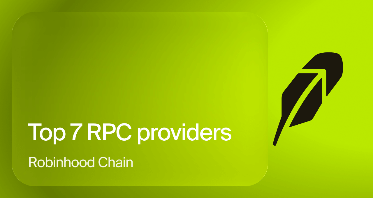 Top 7 Robinhood Chain RPC providers for tokenized assets in 2026