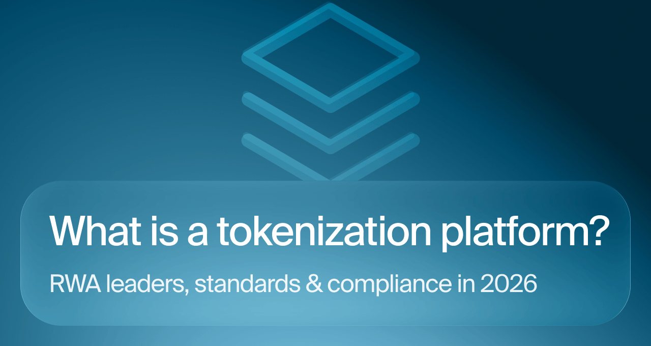 What is a tokenization platform? RWA leaders, standards and compliance in 2026. Chainstack