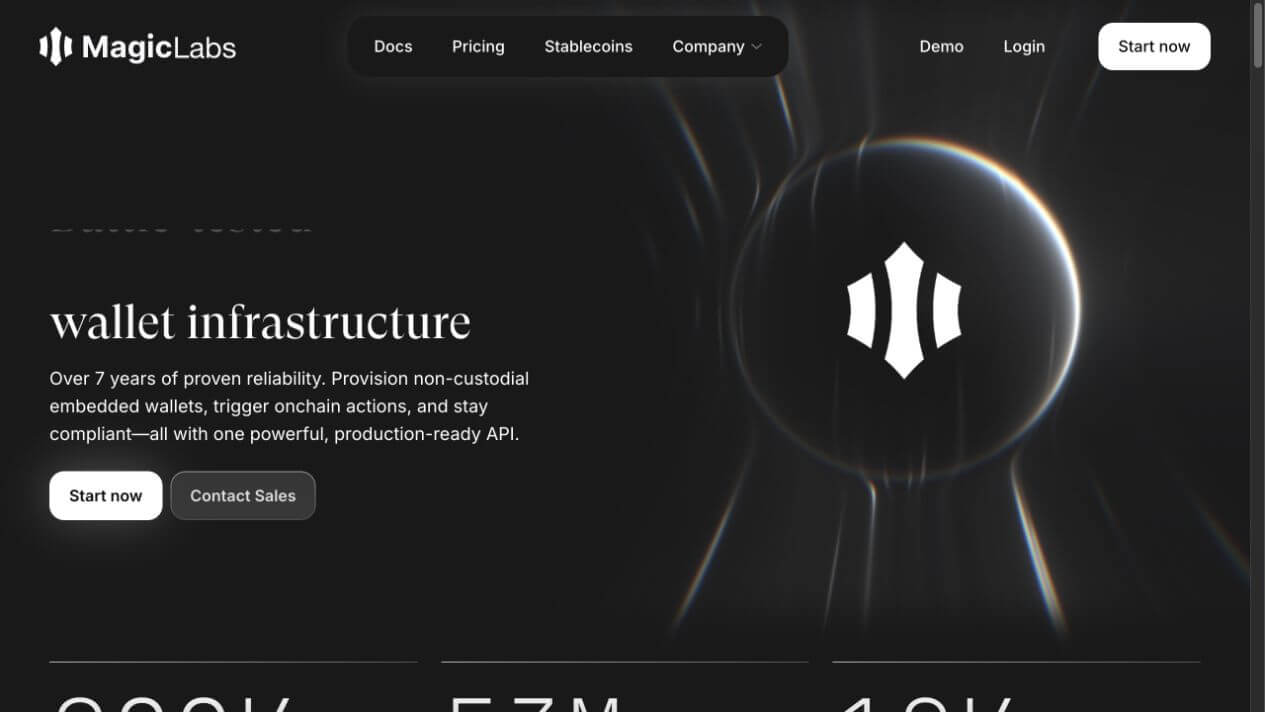 Magic wallet infrastructure interface