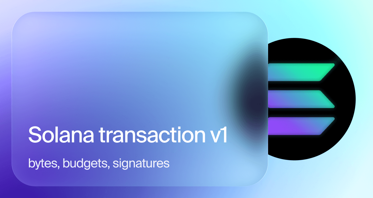 Solana Transaction V1 logo