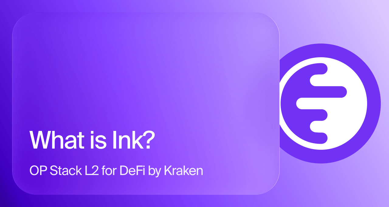 What is Ink? OP Stack L2 for DeFi by Kraken